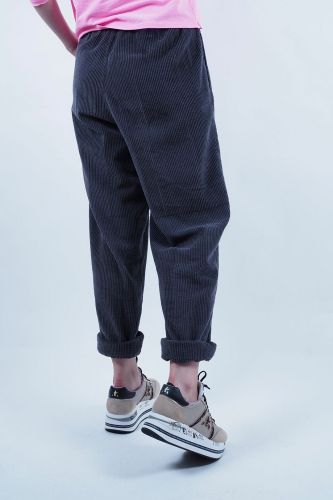 Pantalon cotelé gris zinc AMERICAN VINTAGE | Marine
