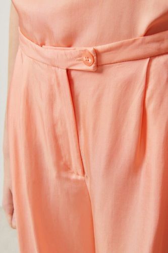 Pantalon fluide orange AMERICAN VINTAGE | Marine