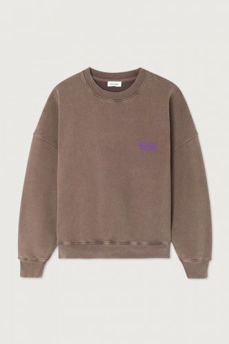 American Vintage pull Brun