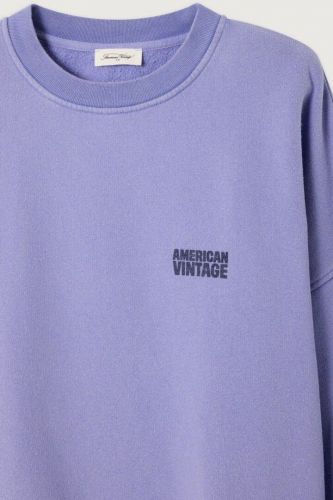 Sweat ample mauve AMERICAN VINTAGE | Marine