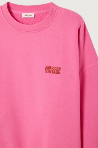 Sweat ample rose AMERICAN VINTAGE | Marine