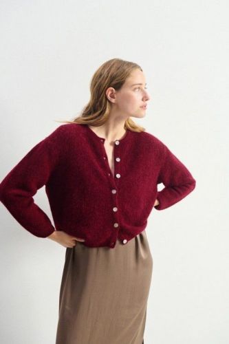 American Vintage pull Bordeaux