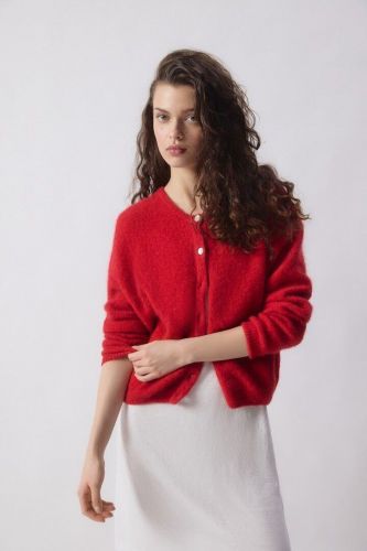 American Vintage cardigan Rouge