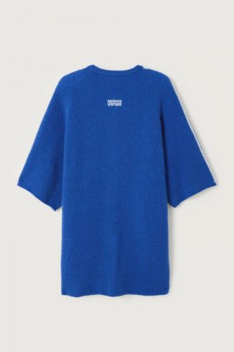 Gilet mi long bleu vif AMERICAN VINTAGE | Marine