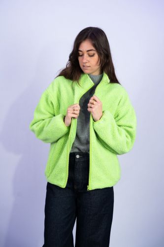 Sweat zippé vert AMERICAN VINTAGE | Marine
