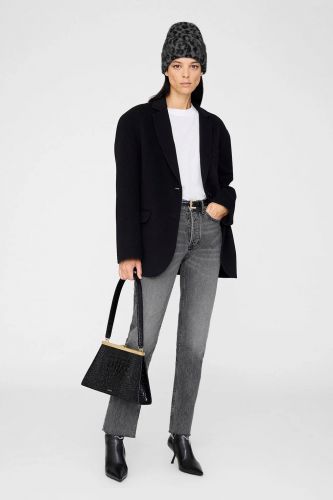 Bonnet imprimé léopard ANINE BING | Marine