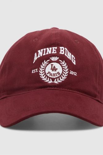 Anine Bing Casquette Bordeaux