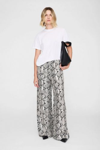 Anine Bing pantalon Blanc/noir