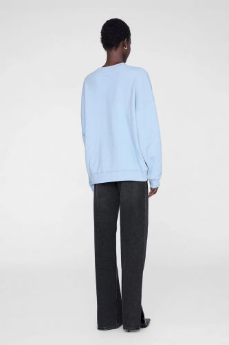 Anine Bing pull Bleu femmes (pull bleu ciel  - Miles Sweatshirt Pale Blue) - Marine | Much more than shoes