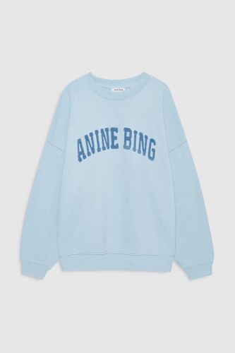 Anine Bing pull Bleu femmes (pull bleu ciel  - Miles Sweatshirt Pale Blue) - Marine | Much more than shoes