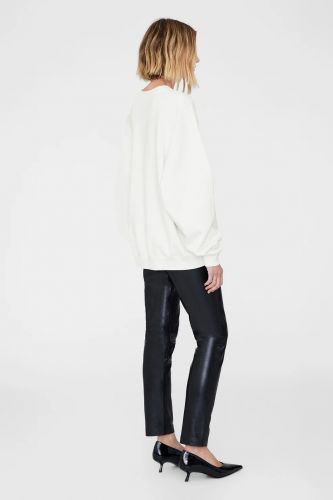 Anine Bing pull Noir femmes (pull noir AB - Miles Sweatshirt) - Marine | Much more than shoes