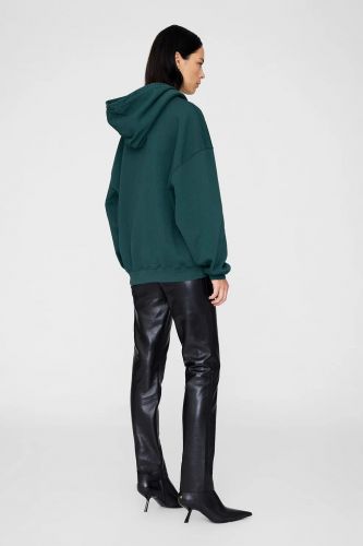 Sweat à capuche oversize vert émeraude ANINE BING | Marine