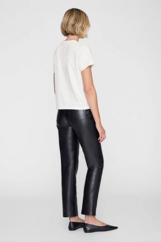 T-shirt blanc à message I SEE YOU I LOVE YOU ANINE BING | Marine