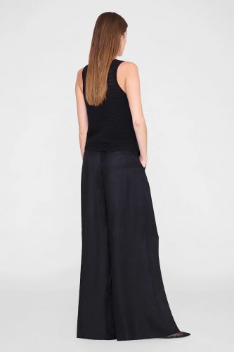 Anine Bing top Noir femmes (Top crochet noir - ARIE top crochet) - Marine | Much more than shoes