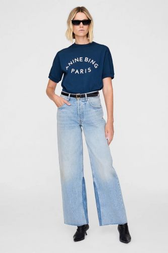 Anine Bing tee-Shirt Bleu