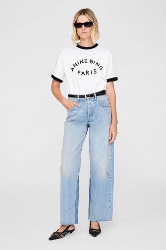 Anine Bing tee-Shirt Ecru