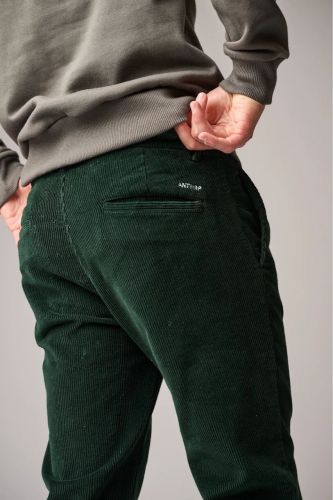 Pantalon en velours côtelé vert ANTWRP | Marine