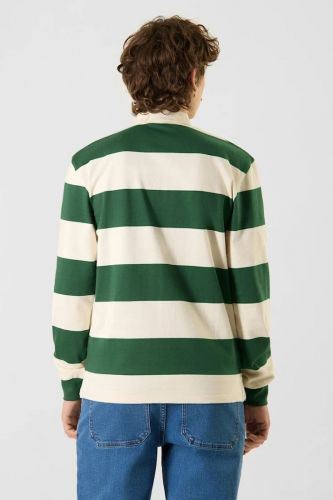 Polo manches longues jungle green ANTWRP | Marine