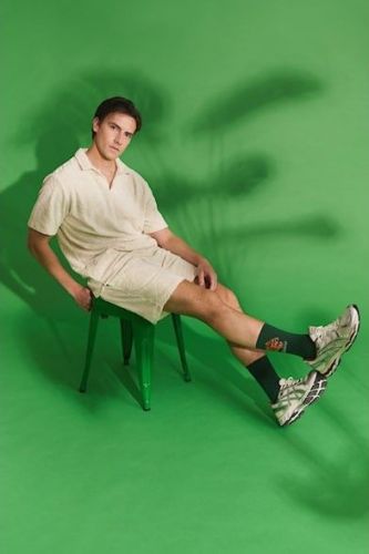Antwrp polo Ecru hommes (polo écru structuré - BPO502 écru) - Marine | Much more than shoes