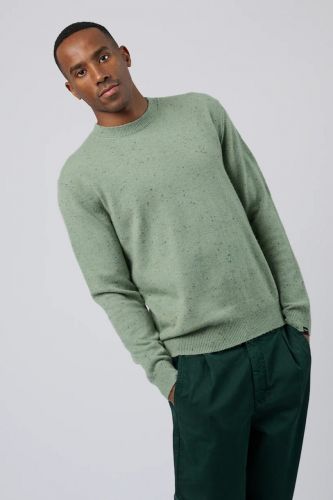 Pull moucheté vert ANTWRP | Marine