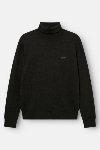 Pull col roulé vert ANTWRP | Marine Auvelais 