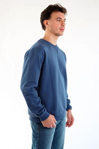 Antwrp sweat  Bleu hommes (Sweat Blue bol Nouille dos - BSW514 sweat bol Nouille dos) - Marine | Much more than shoes