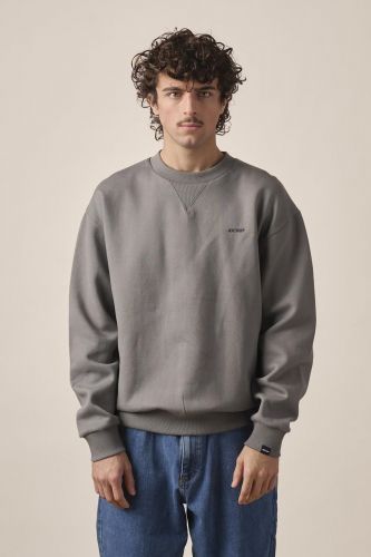Antwrp sweat  Gris hommes (Sweat gris logo dos - BSW478 sweat gris logo dos) - Marine | Much more than shoes