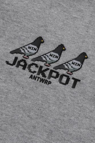 Sweat gris motifs pigeons ANTWRP | Marine
