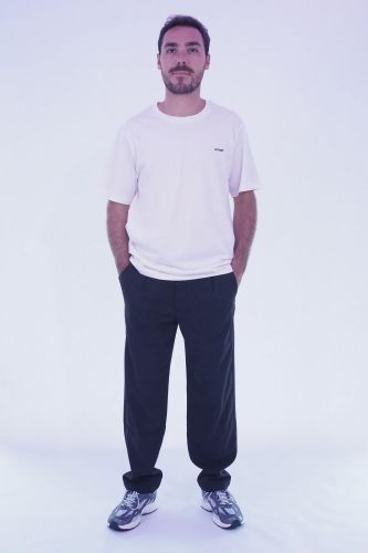 T-shirt blanc ANTWRP | Marine