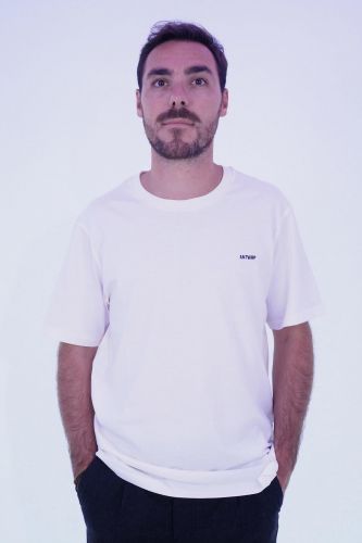 T-shirt blanc ANTWRP | Marine