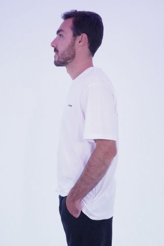 T-shirt blanc ANTWRP | Marine