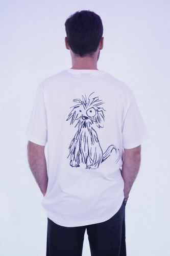 T-shirt blanc ANTWRP | Marine