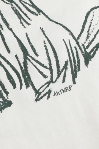 T-shirt blanc ANTWRP | Marine