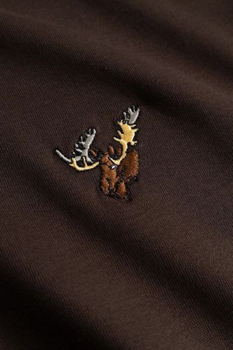 Antwrp tee-Shirt Brun hommes (T-shirt brun - BTS564 t-shirt brown) - Marine | Much more than shoes