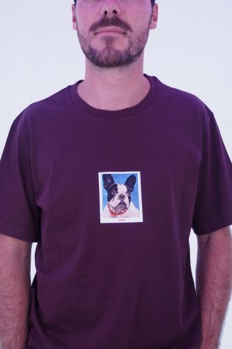 T-shirt rouge ANTWRP | Marine