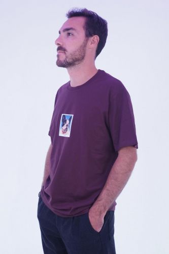 T-shirt rouge ANTWRP | Marine