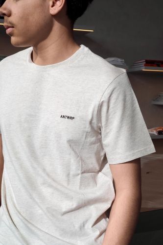 Antwrp tee-Shirt  hommes (TeeShirt linen + - BTS509 TS Linen) - Marine | Much more than shoes