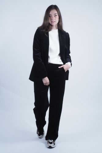 Blazer en velours noir A.P.C. | Marine