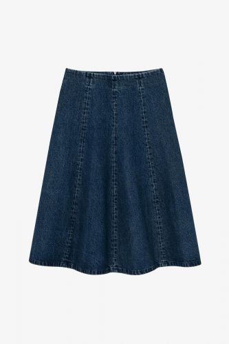 Jupe en dénim évasée A.P.C. | Marine