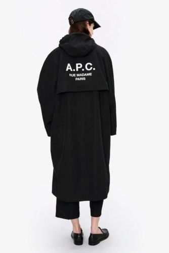 A.P.C. Femme manteau Noir