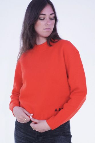 Pull rouge en laine A.P.C. | Marine