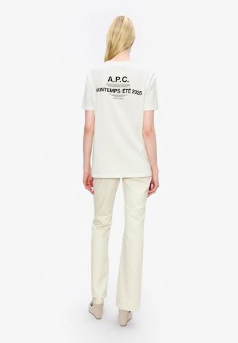 A.P.C. Femme tee-Shirt Ecru