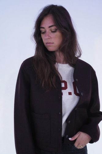 Veste courte aubergine A.P.C. | Marine