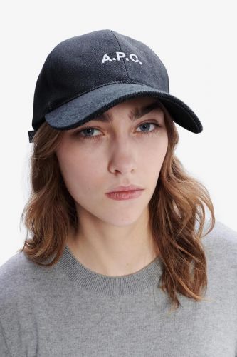 Casquette en toile bleue A.P.C. | Marine