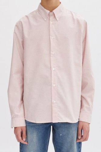Chemise fines lignes rouge & blanc A.P.C. | Marine