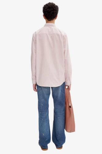 Chemise fines lignes rouge & blanc A.P.C. | Marine