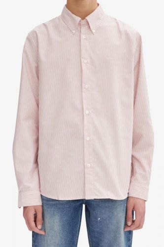 Chemise fines lignes rouge & blanc A.P.C. | Marine