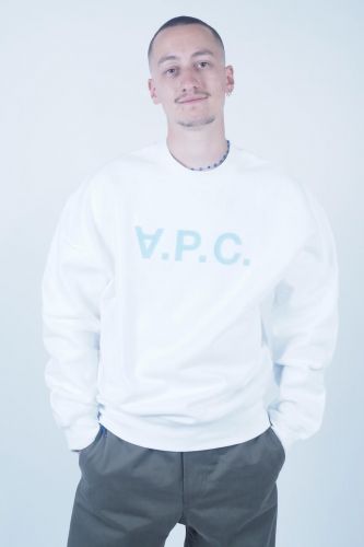 A.P.C. Homme sweat  Blanc