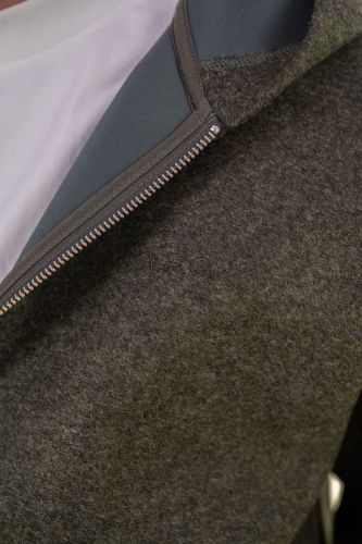 Pull sweat à capuche kaki A.P.C. | Marine