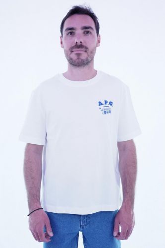 A.P.C. Homme tee-Shirt Blanc